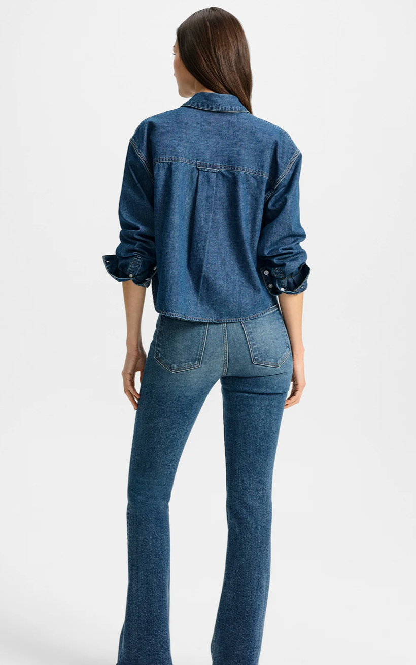 Veronica Beard Khai Denim Top