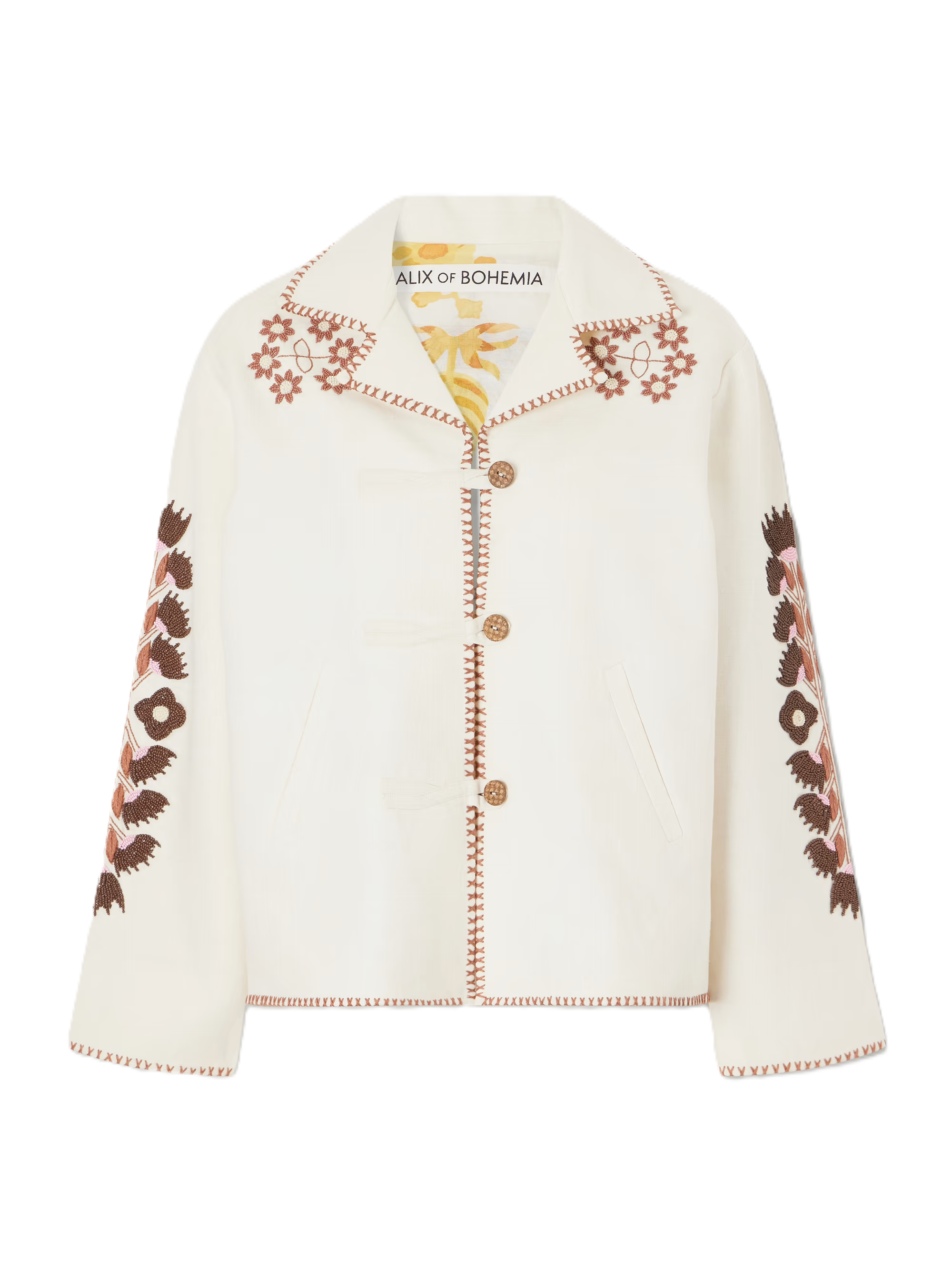 Alix of Bohemia Western Cactus Silk Jacket