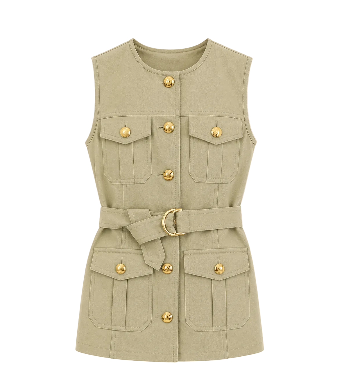 Zimmermann Luna Wool Silk Utility Vest