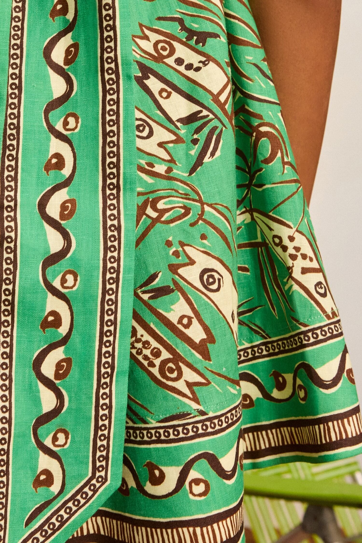 Alemais Fish Sticks Mini Dress