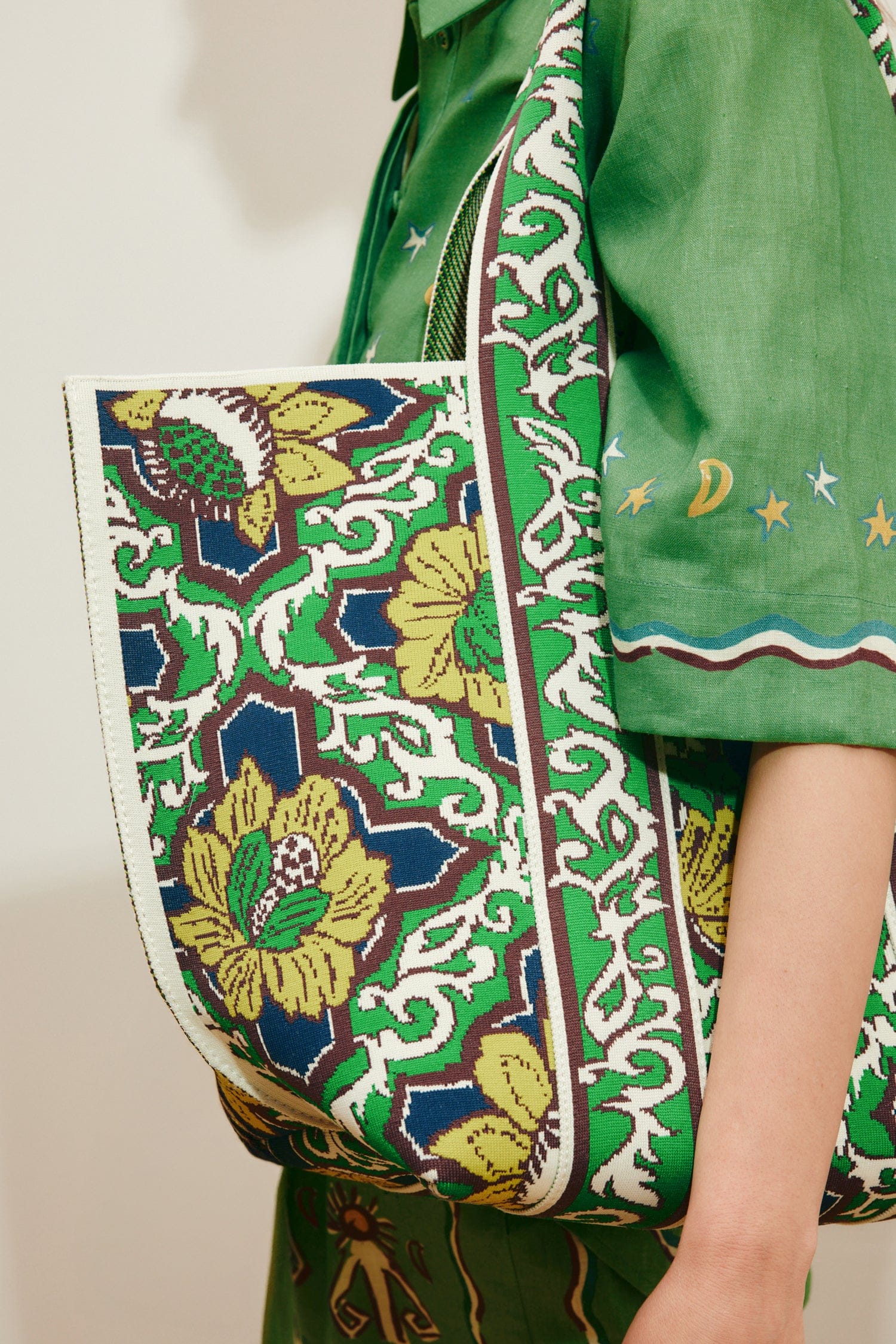 Alemais Liana Jacquard Maxi Tote
