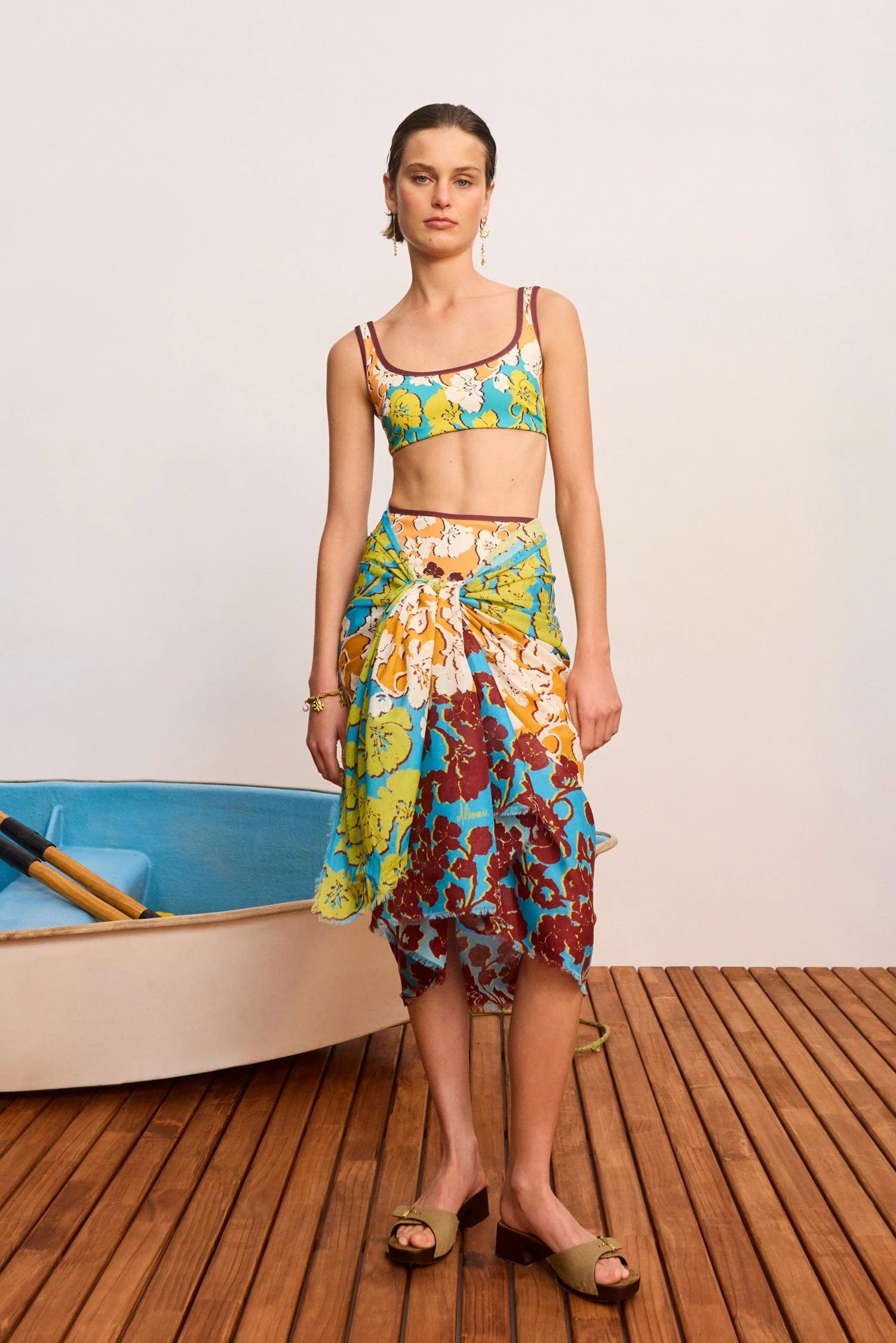 Alemais Splice Cotton Pareo