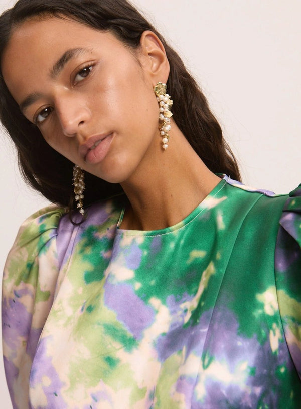 Alemais Team Spirit Flower & Pearl Earrings