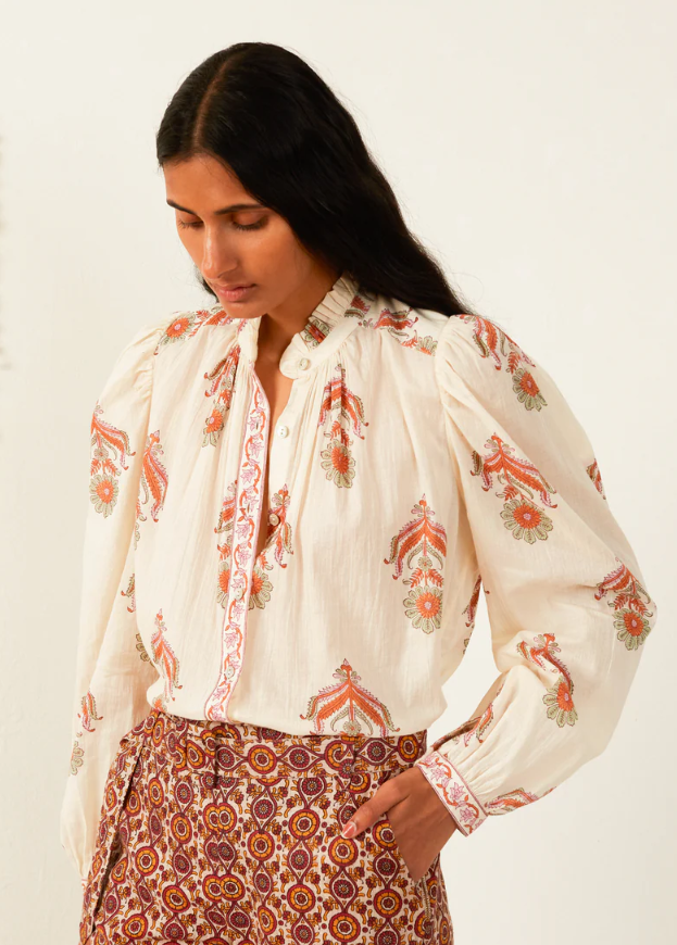 Alix of Bohemia Annabel guava cactus flower shirt