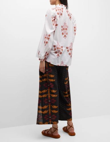 Alix of Bohemia Annabel Pink Dahlia Blouse