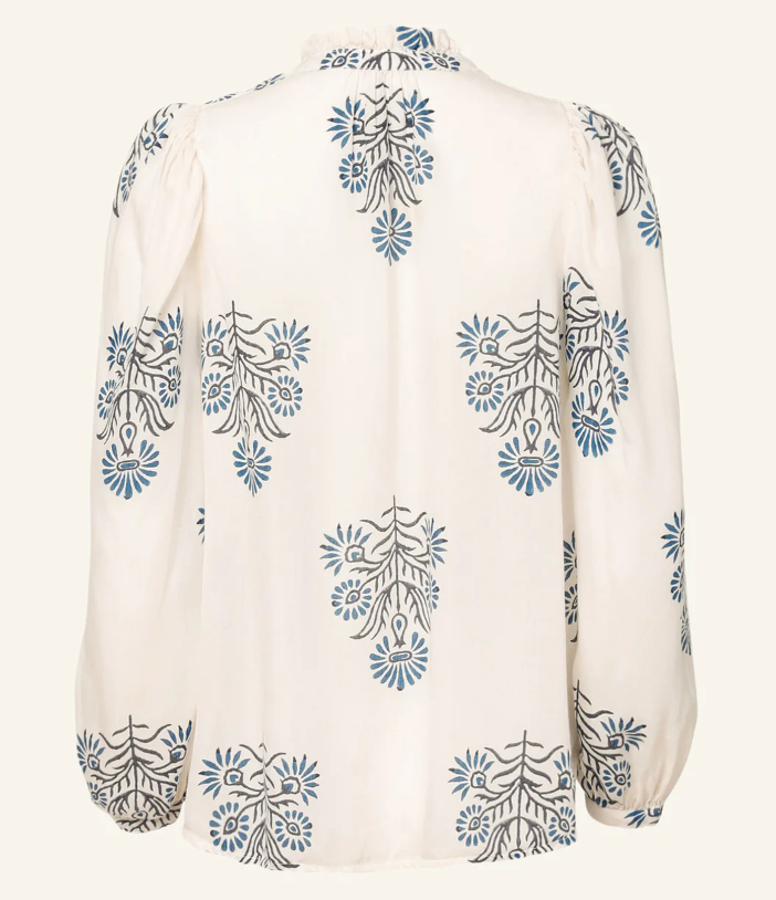 Alix of Bohemia Annabel Black and Blue Shirt