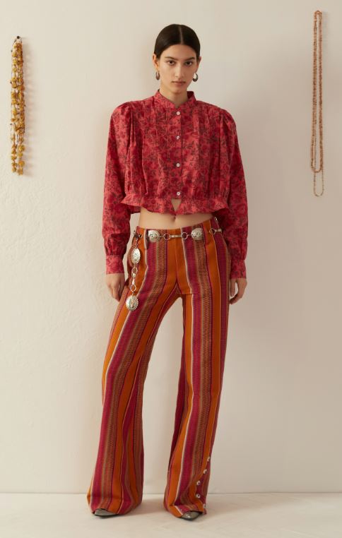Alix of Bohemia Rhiannon Raspberry Blouse