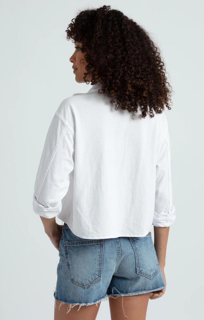 ASKKNY Crop Knit Shirt