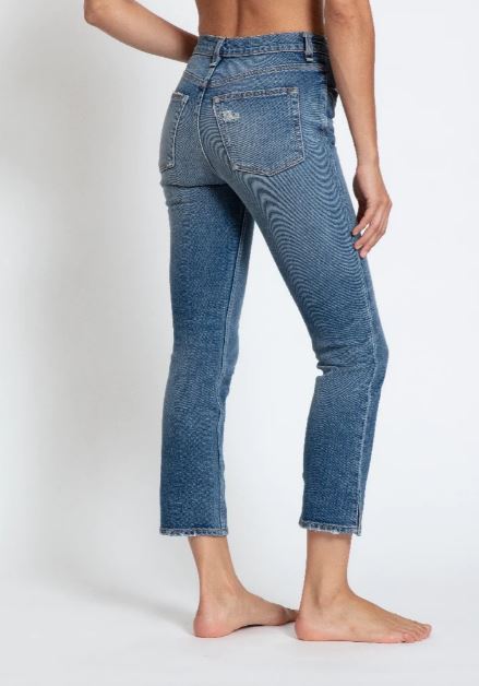 ASKKNY Mid Rise Straight Denim