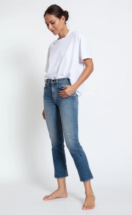 ASKKNY Mid Rise Straight Denim