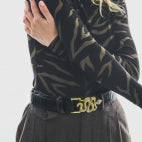 Claris Virot Python Belt