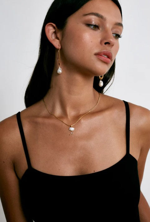 Chan Luu Hilo Pearl and Diamond Necklace