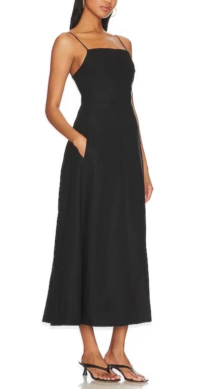 Enza Costa Laced Open Back Dress