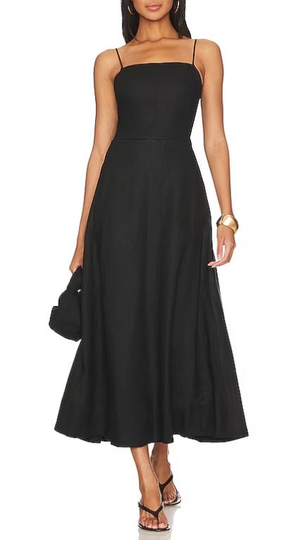 Enza Costa Laced Open Back Dress