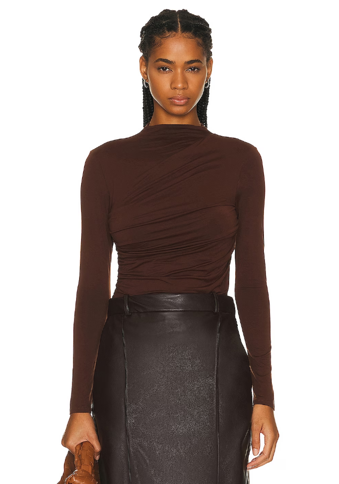 Enza Costa Viscose Jersey Twist Top