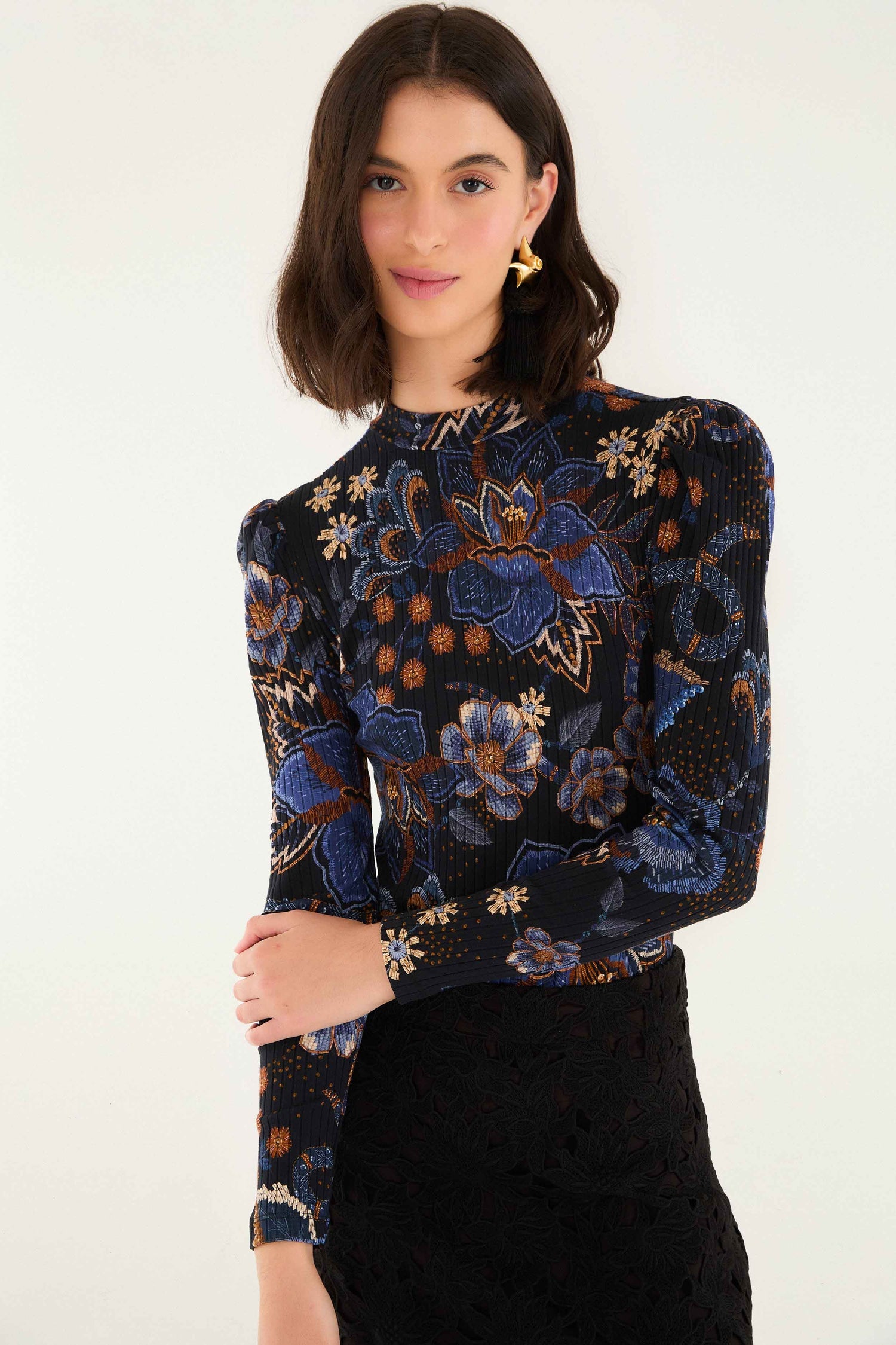 Farm Rio Snakes Bouquet Bodysuit