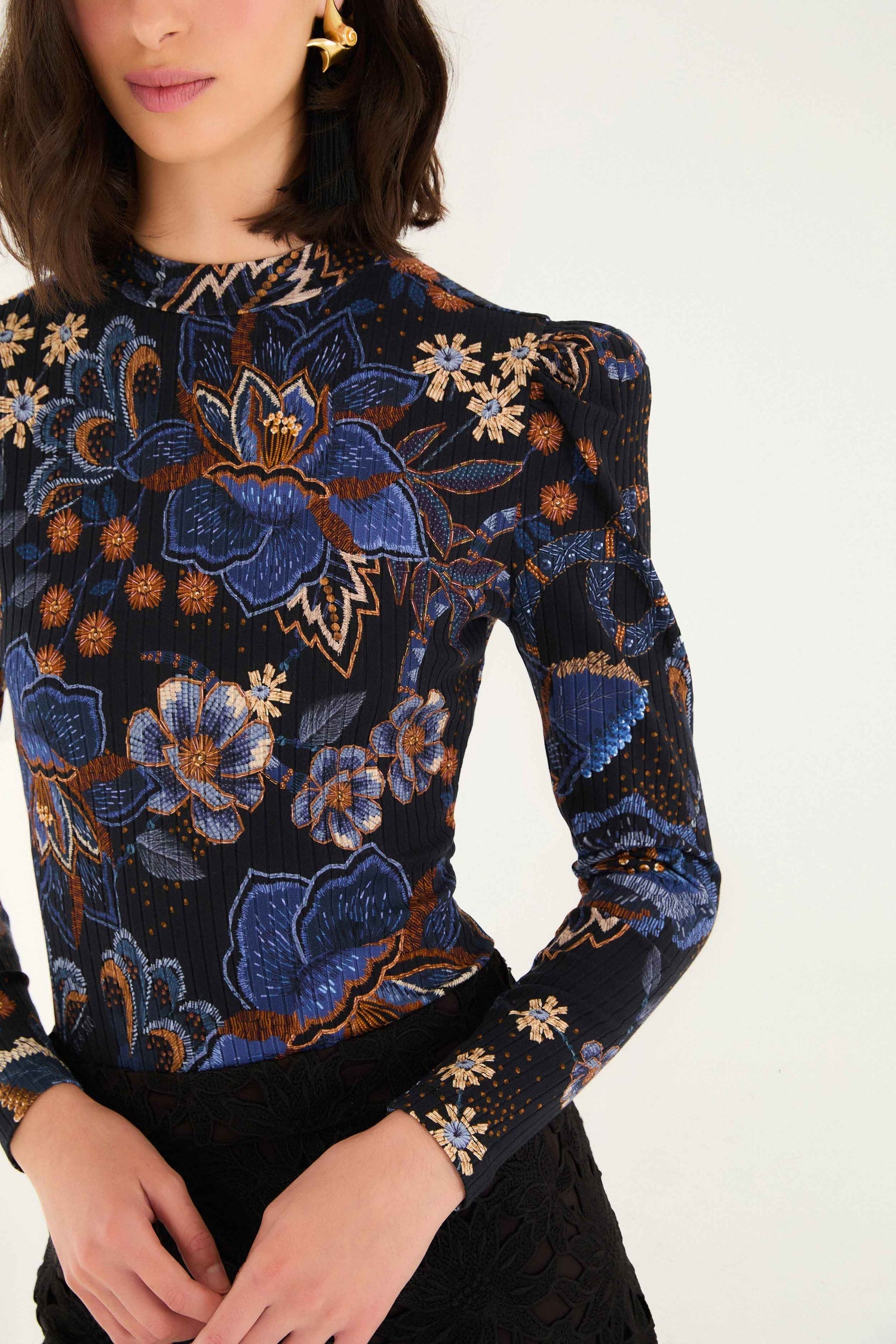 Farm Rio Snakes Bouquet Bodysuit