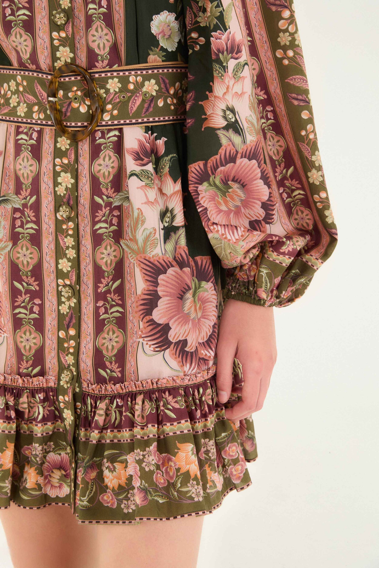 Farm Rio Flowering Garden Tree Mini Dress