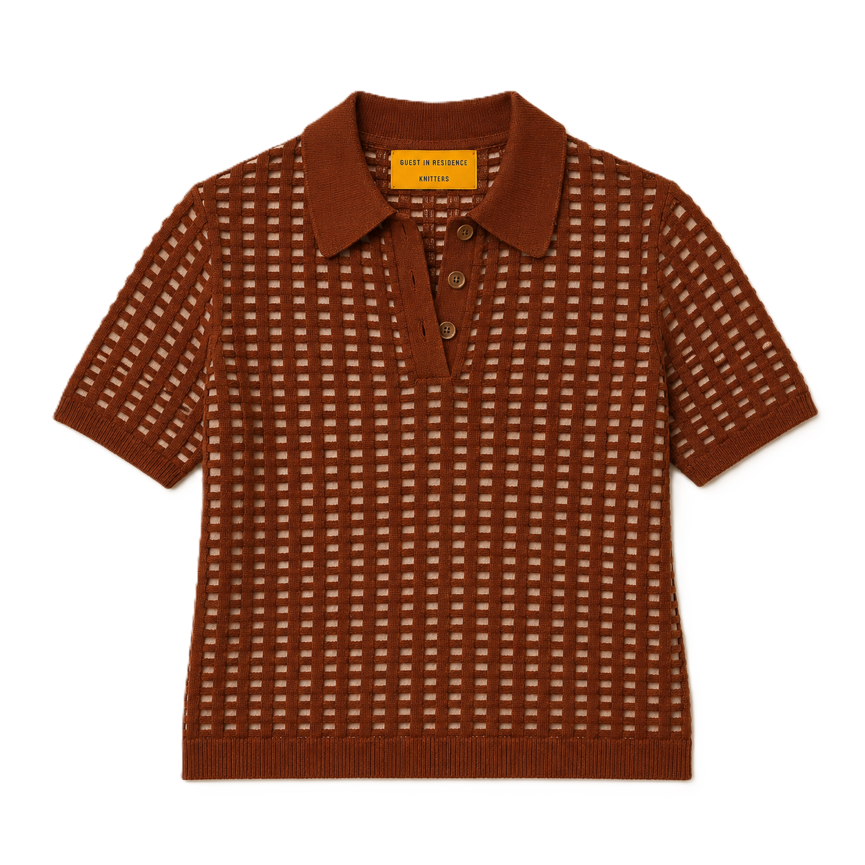 Guest In Residence Shrunken Waffle Polo