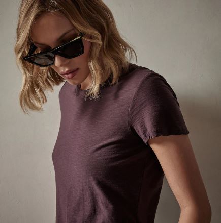 James Perse Slub Crew Neck