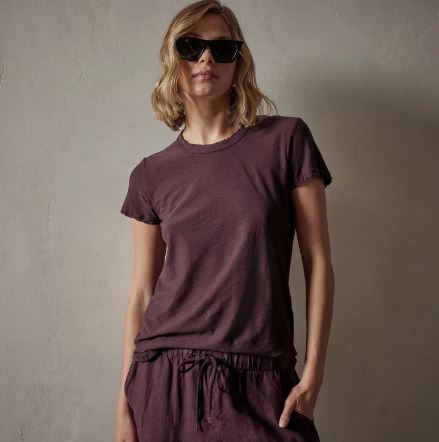 James Perse Slub Crew Neck
