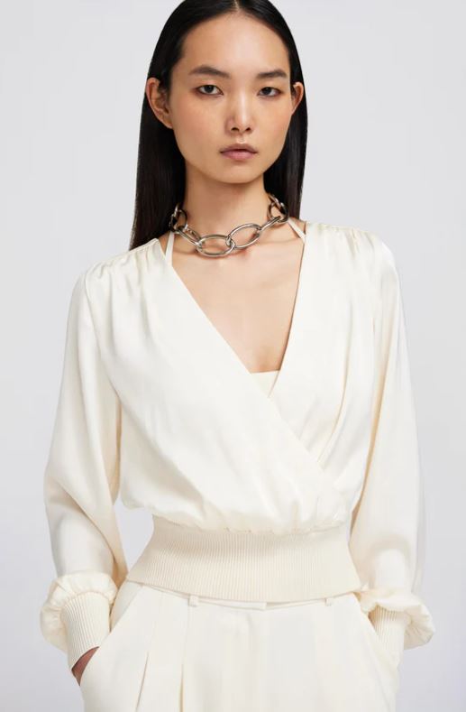 Simkhai Serafina Wrap Halter Top