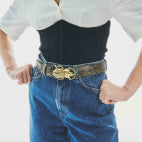 Claris Virot Python Belt