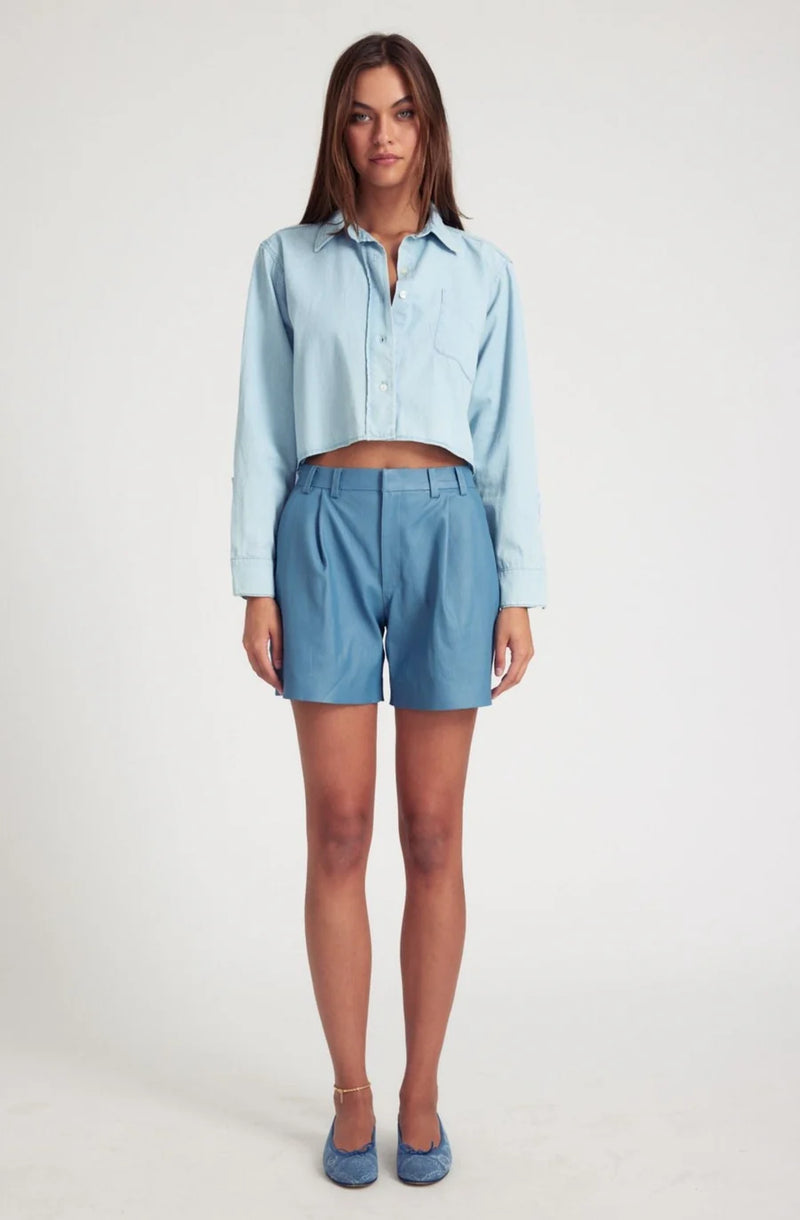 SPRWMN Leather Trouser Shorts