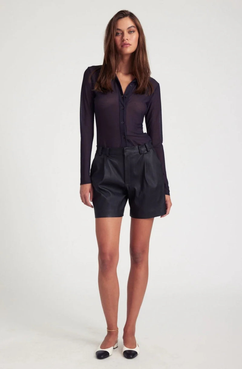 SPRWMN Leather Trouser Shorts