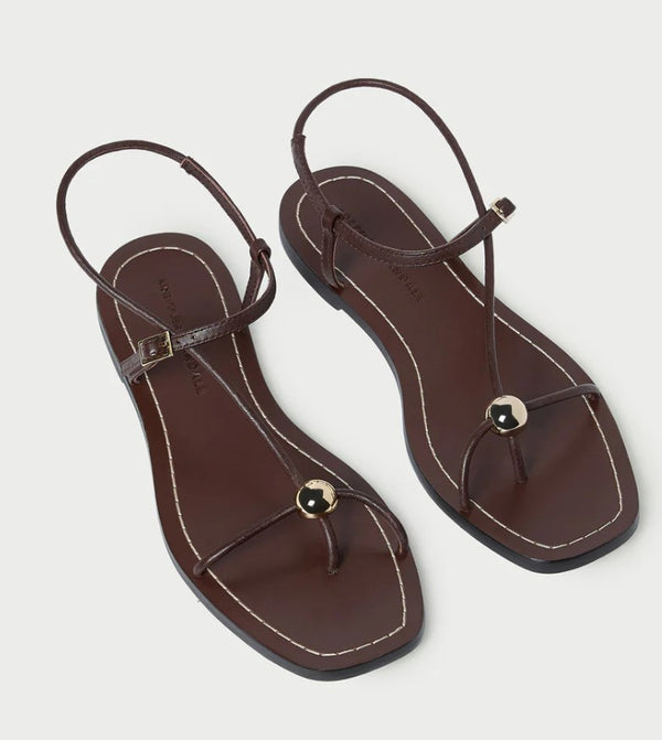 Loeffler Randall Lara Strappy Flat Sandal With Ball