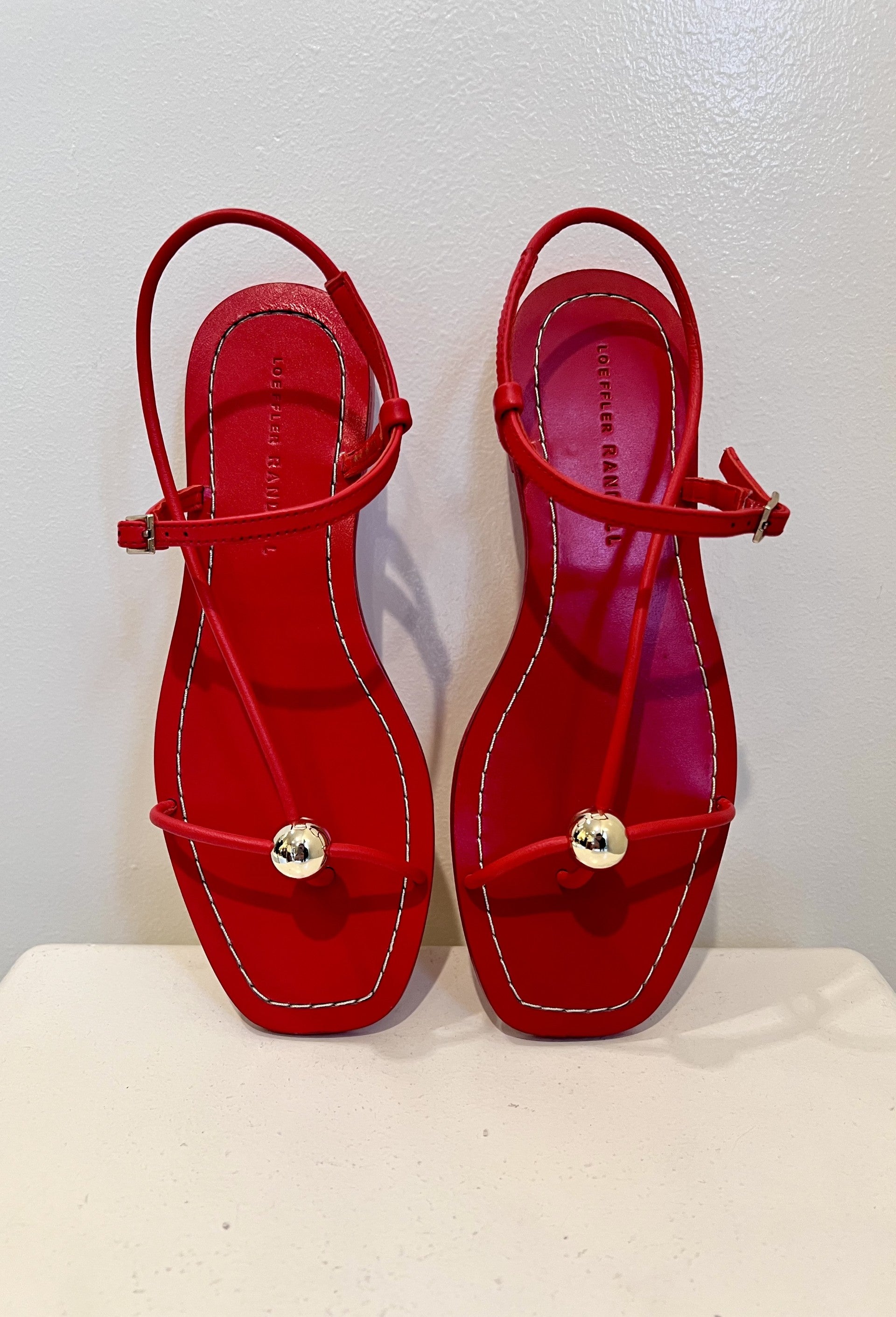 Loeffler Randall Lara Strappy Flat Sandal With Ball
