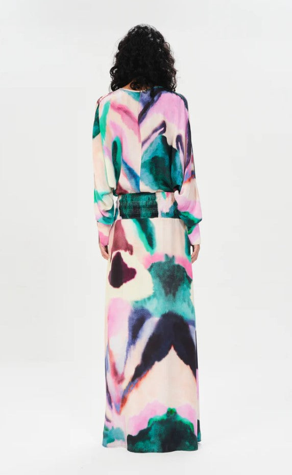 Maria Cher Madero Cristal Long Skirt