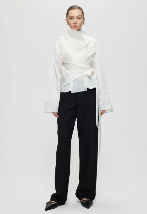 Rohe Crushed Satin Top