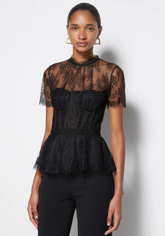 Simkhai Kehlani Lace Bustier Top