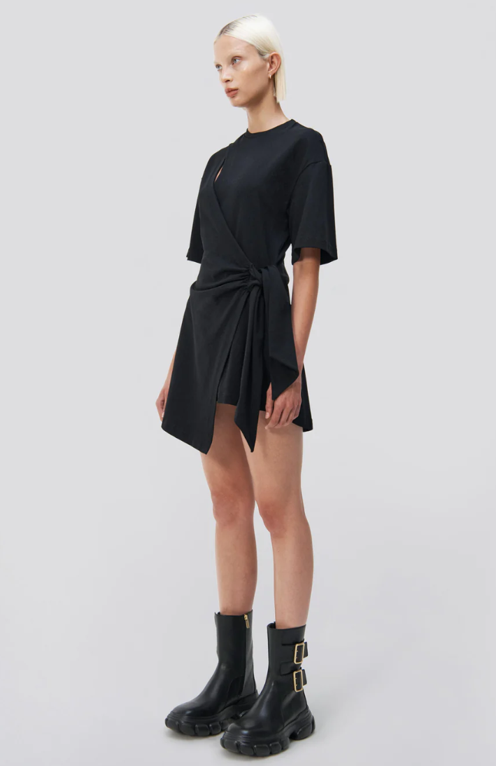 Simkhai Livia Wrap Mini Dress