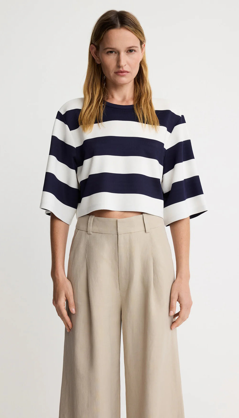 Smythe Cropped Swing Tee