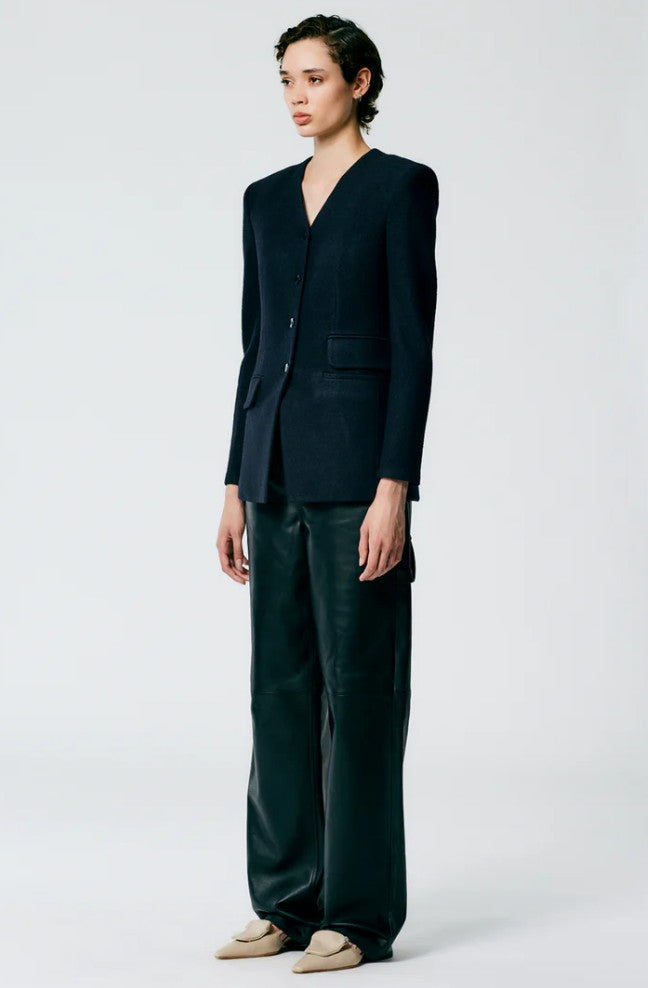 Tibi Boiled Wool Blazer