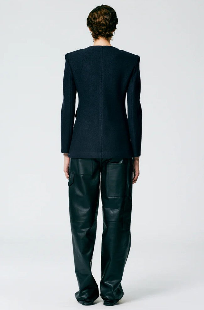 Tibi Boiled Wool Blazer