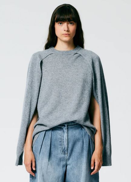 Tibi Featherweight Cashmere Cocoon Tunic