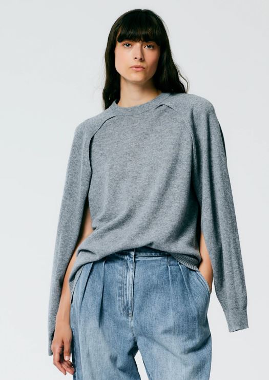 Tibi Featherweight Cashmere Cocoon Tunic