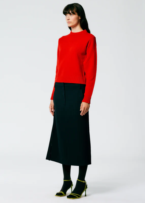 Tibi Grain de Poudre Trouser Skirt