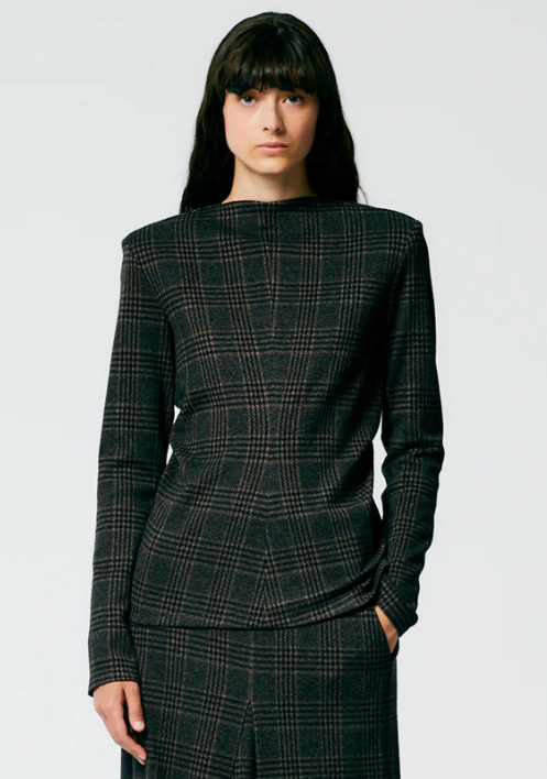 Tibi Lutz Knit Tunic Top