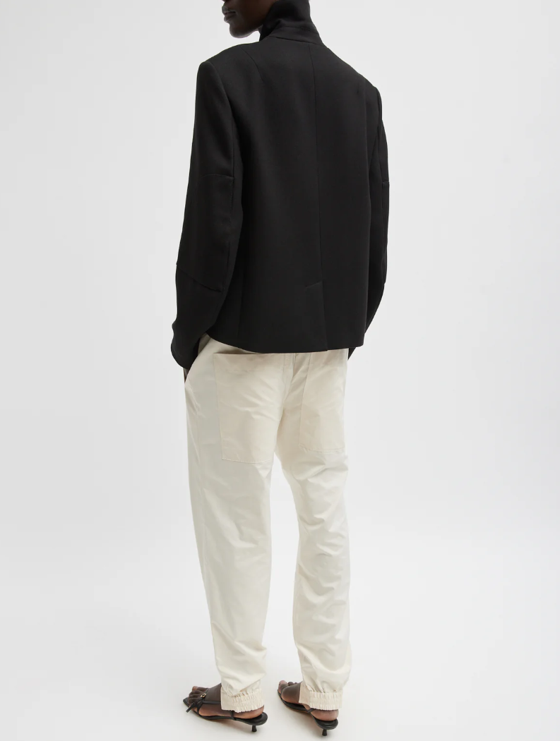 Tibi Nylon Zipper Jogger - Short Length