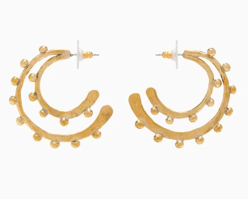 Ulla Johnson Hammered Hoop Earring