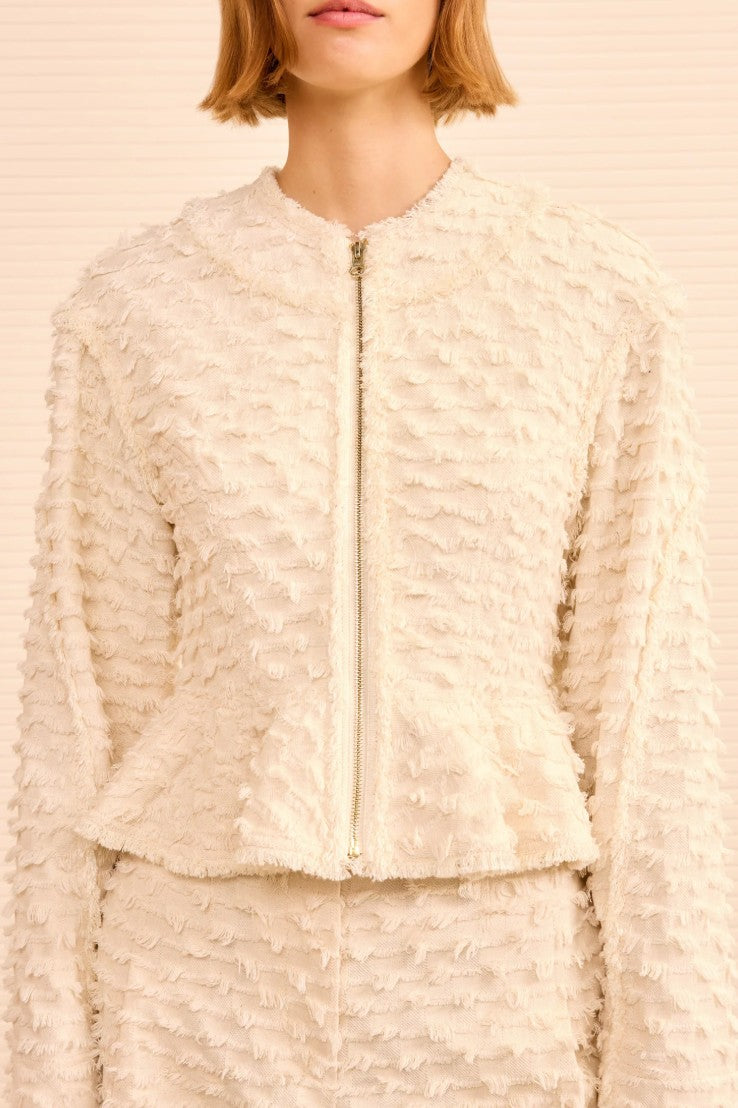 Ulla Johnson Rosalind Zip Peplum Jacket