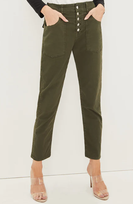 Veronica Beard Arya Cargo Straight Leg