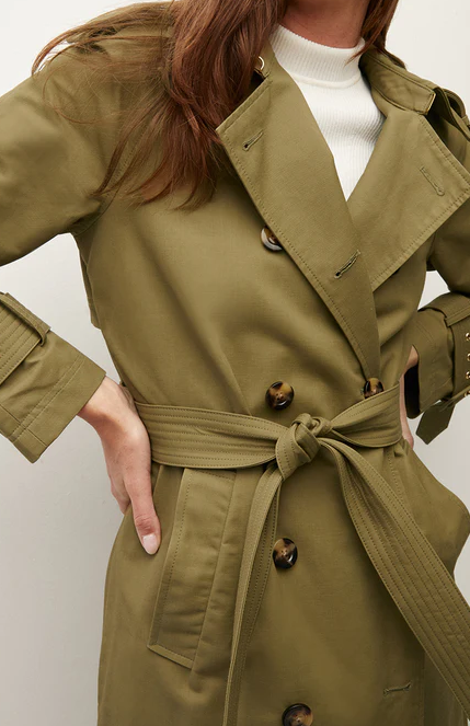 Veronica Beard Conneley Dickey Trench Coat