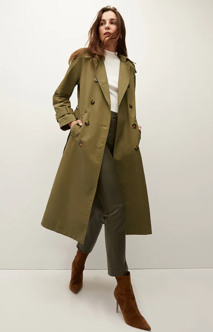 Veronica Beard Conneley Dickey Trench Coat