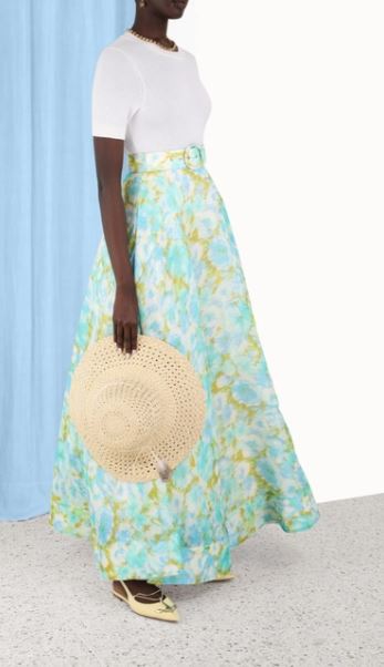 Zimmermann High Tide Maxi Skirt