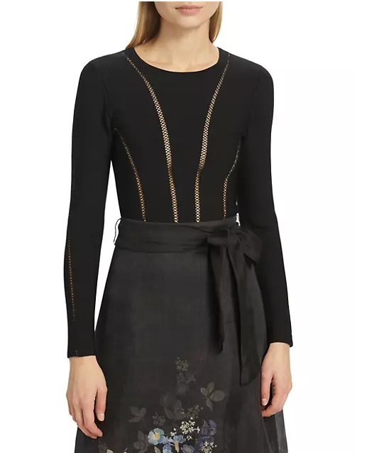 Zimmermann Luminosity Knit Panelled Top